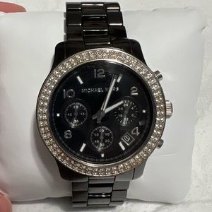 Black Michael Kors Watch. Excellent Condition!